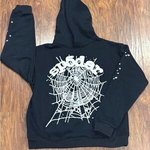 OG black sp5der hoodie